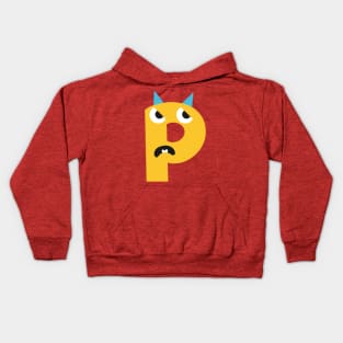 P Letter Kids Hoodie